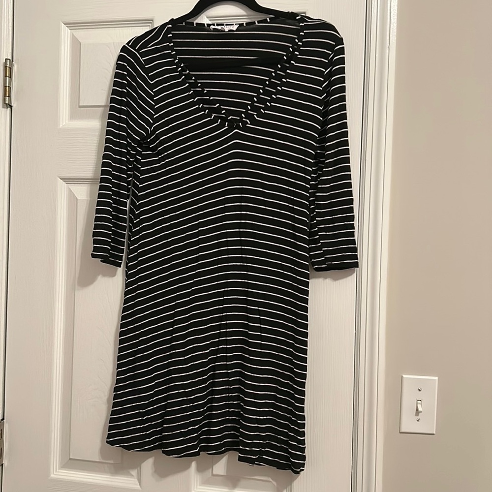 Comfy casual striped dress